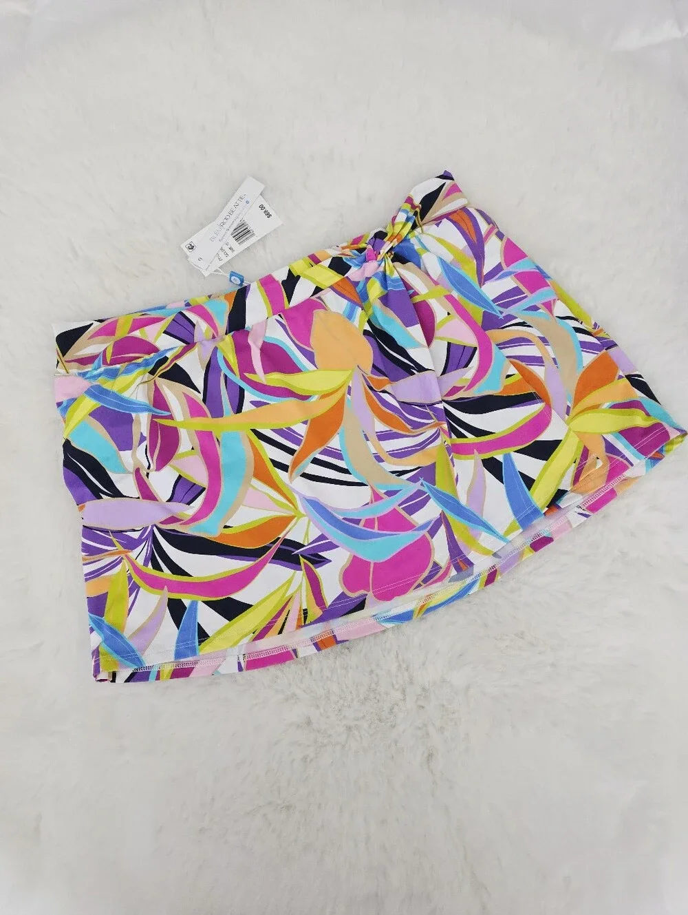 BLEU ROD BEATTIE🪼 Printed Swim Skirt Bottoms SIZE 12